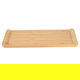 Al Saif Gallery wooden sweet serving dish, 2 x 17 x 47 cm, rectangular, large - beige product image 1
