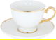 طقم سفرة بورسلان السيف غاليري، 60 قطعة - ابيض ذهبي product image 8