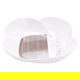 صحن سلطة بلاستيك السيف غاليري، 19×19×4.5 سم، دائري - أبيض product image 1