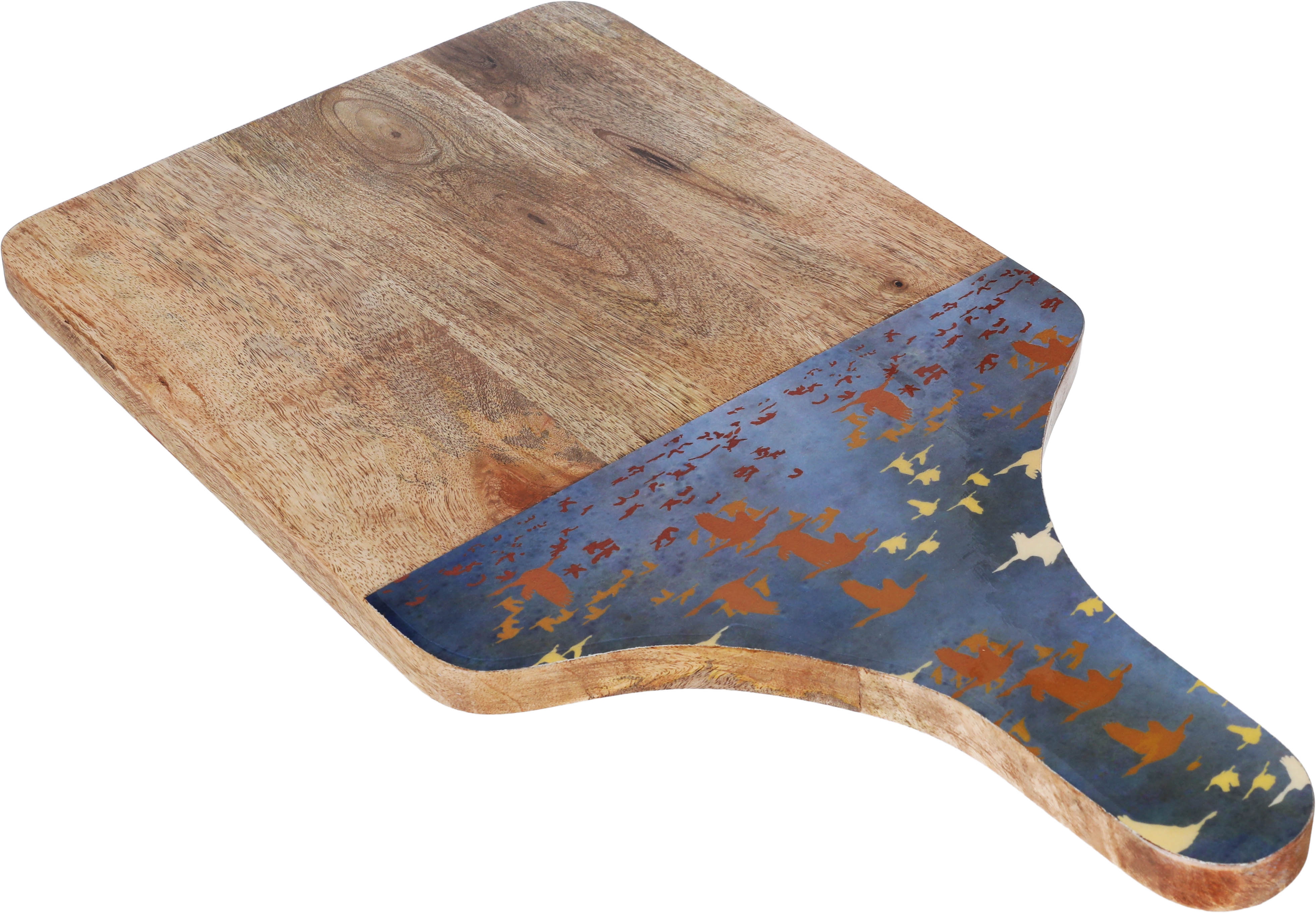 لوح تقديم خشب السيف غاليري، 46 × 26 × 2 سم، مستطيل - أزرق product image 1