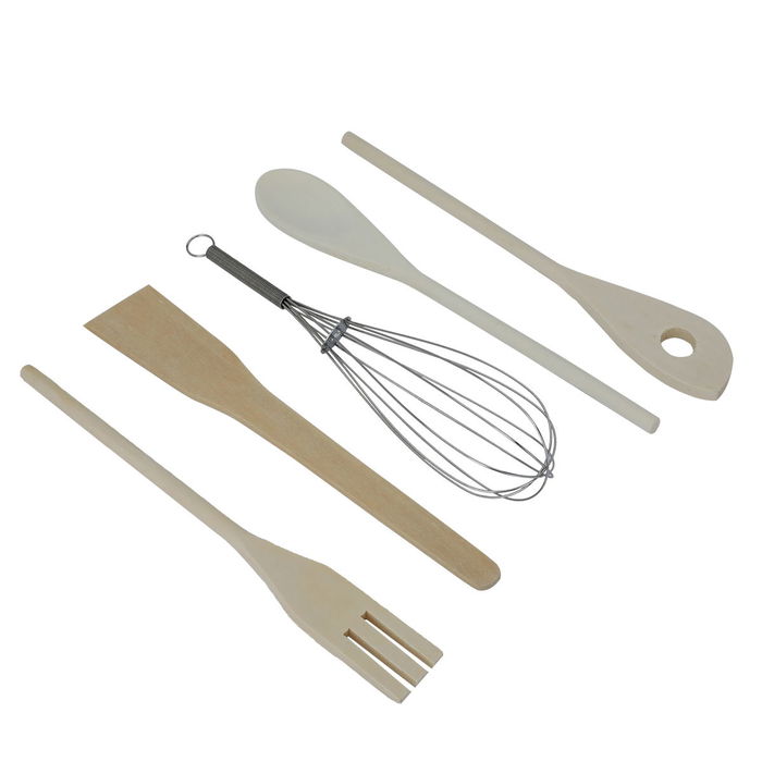 طقم علب بهارات بورسلان السيف غاليري، مخرم - أبيض وذهبي product image 5