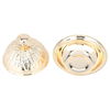 Al Saif Gallery Steel Tamriya, 10x10x8 cm, with lid - gold product image 2