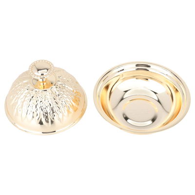 Al Saif Gallery Steel Tamriya, 10x10x8 cm, with lid - gold product image 2