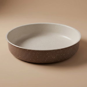 صينية فرن جرانيت السيف غاليري، 32سم، دائري - بني product image