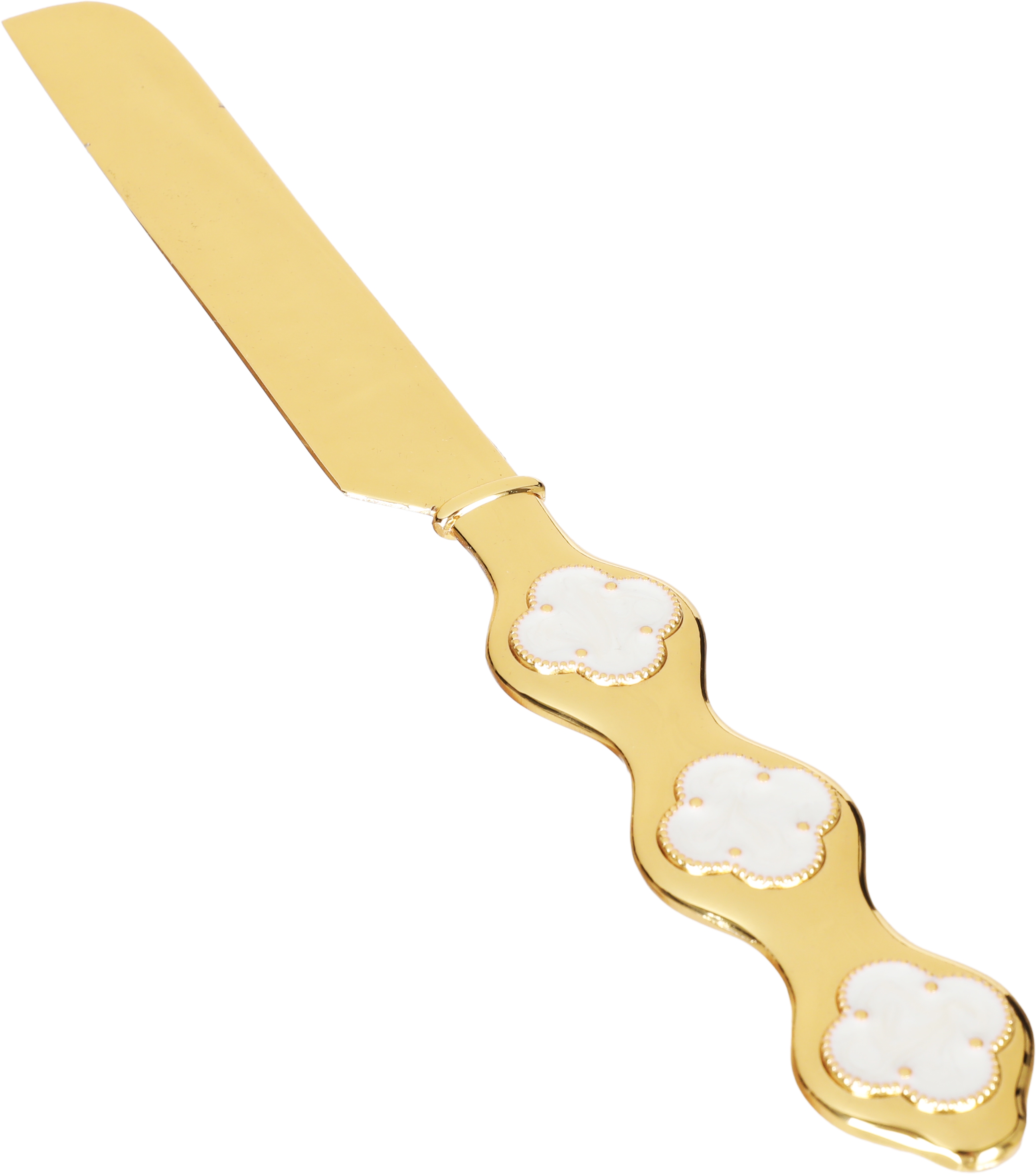 Dania Steel Cake Serving Spoons Set, 2 Pieces - Silver Gold product image 2