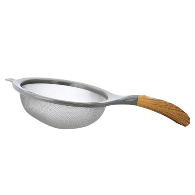 مشخل سيليكون السيف غاليري، يد خشب، حافة سيلكون، 8 سم - رمادي product image 4