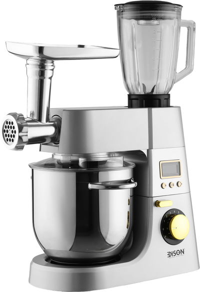 Edison FM114/S Titanium Electric Knead, 4 Functions, 6.5L, 8 Speeds, 1800W - Silver product image 1
