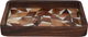 Al Saif Gallery Acrylic Serving Tray, 35x25x5 cm, Rectangular - Wood Brown product image 1
