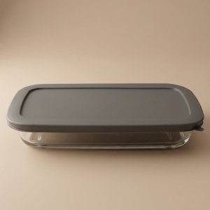صينية فرن زجاج السيف غاليري ماكس، 1.5 لتر، 29.7x17.7x5 سم، بغطاء - شفاف product image