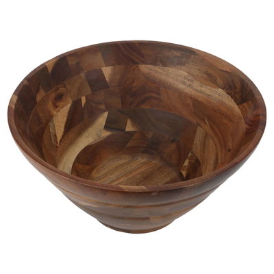 وعاء سلطة خشب السيف غاليري، 29.5x29.5x14 سم، دائري - بني product image 2