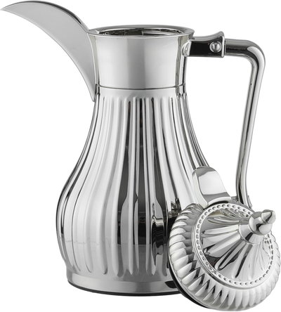 ترمس تميم 5 السيف غاليري، 0.35 لتر، حافظة داخلية زجاج، هيكل خارجي استيل - فضي product image 5