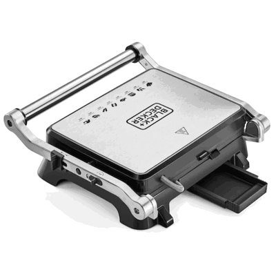 شواية كهربائية مزدوجة بلاك اند ديكر، 1400 واط، CG1400-B5 - اسود product image 3