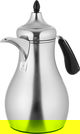 Al Saif Gallery Sama Thermos Set, 0.7/1 Liter, 2 Pieces, Inner Glass Container, Stainless Steel Outer Body - Silver product image 4