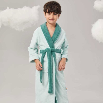 روب اطفال كورال فليس ريفي، 90×35 سم - اخضر product image 6