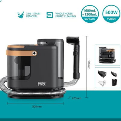 ماكينة تنظيف بالبخار ويننج ستار، 1.6 لتر، 500 واط، ST-4605 - اسود product image 3