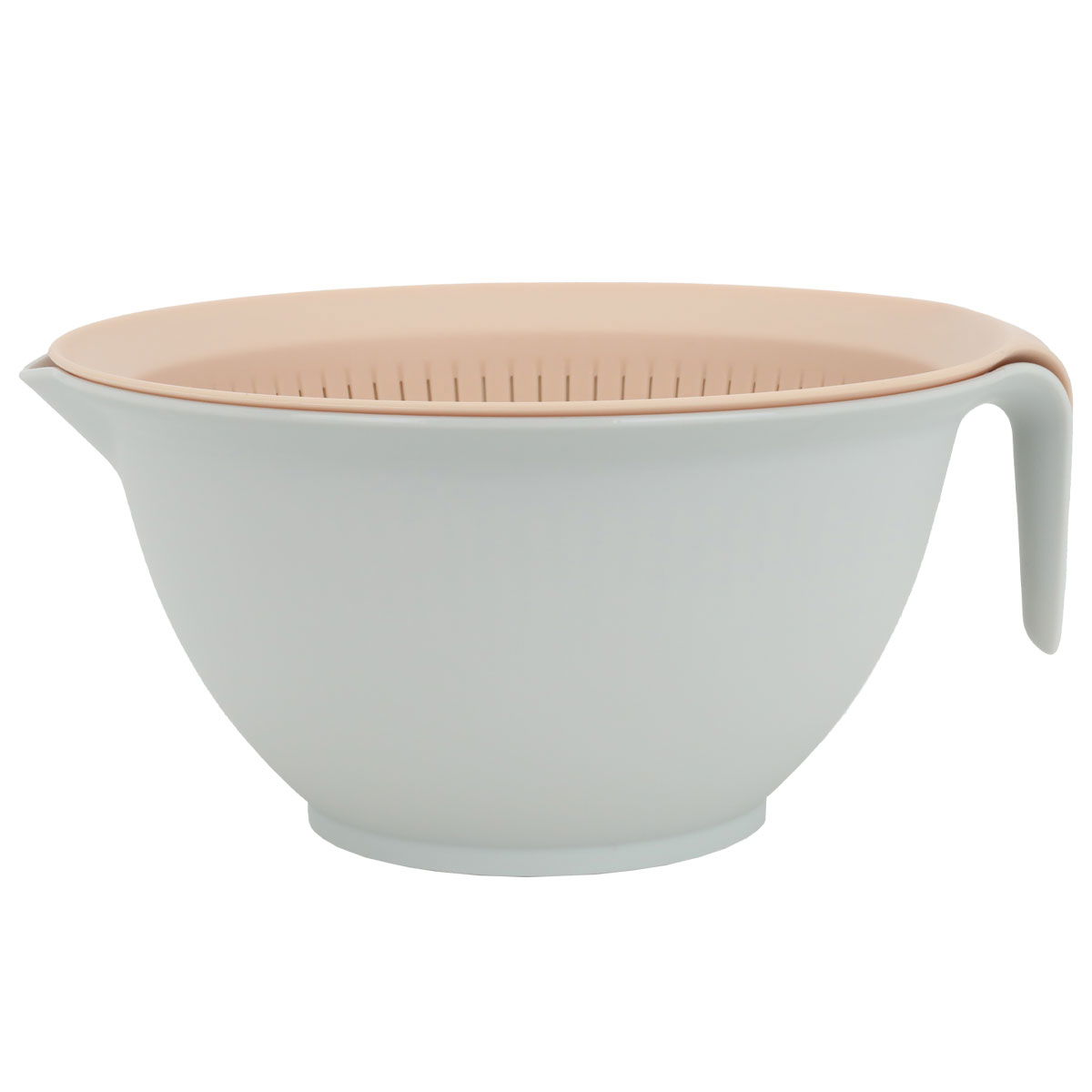 Bowl with strainer Al Saif Gallery - beige product image 2