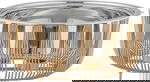 سخان طعام استيل السيف غاليري، 27x27x32 سم - فضي ذهبي product image 2