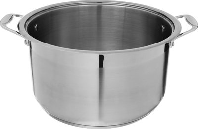 RockyAl Saif Gallery Steel Pot, 28 cm, with silicone handle - silver product image 4