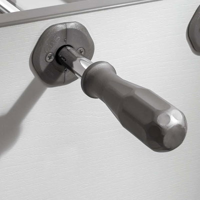 طاولة كرة قدم فاس، سطح لعب علوي، للجنسين، مقابض ناعمه مريحه - فضي product image 4
