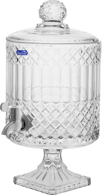 Glass Beverage Dispenser, Base, 4.5 Liters - Clear product image 3