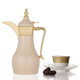 Al Saif Gallery Tamim Dallah Steel, 0.6 liter - Gold brown product image 1