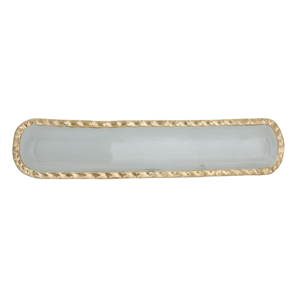 Al Saif Gallery porcelain dessert serving dish, oval - white product image