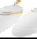 AlSaif Gallery Porcelain Dinner Set, 60 Pieces - White Gold product image 4