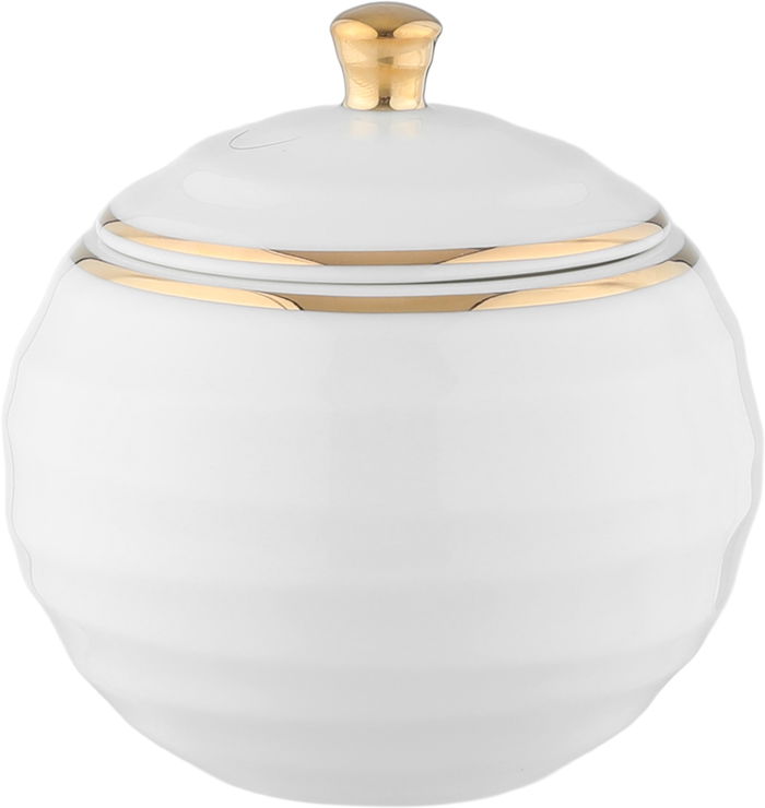 AlSaif Gallery Porcelain Dinner Set, 60 Pieces - White Gold product image 4
