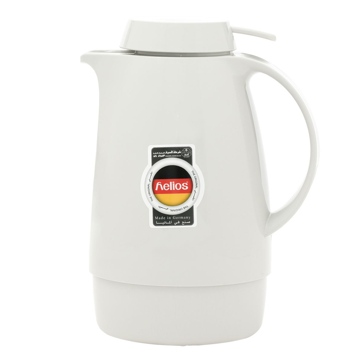 Helios thermos, 0.6 liters, thermal glass inner container, plastic outer shell - gray product image