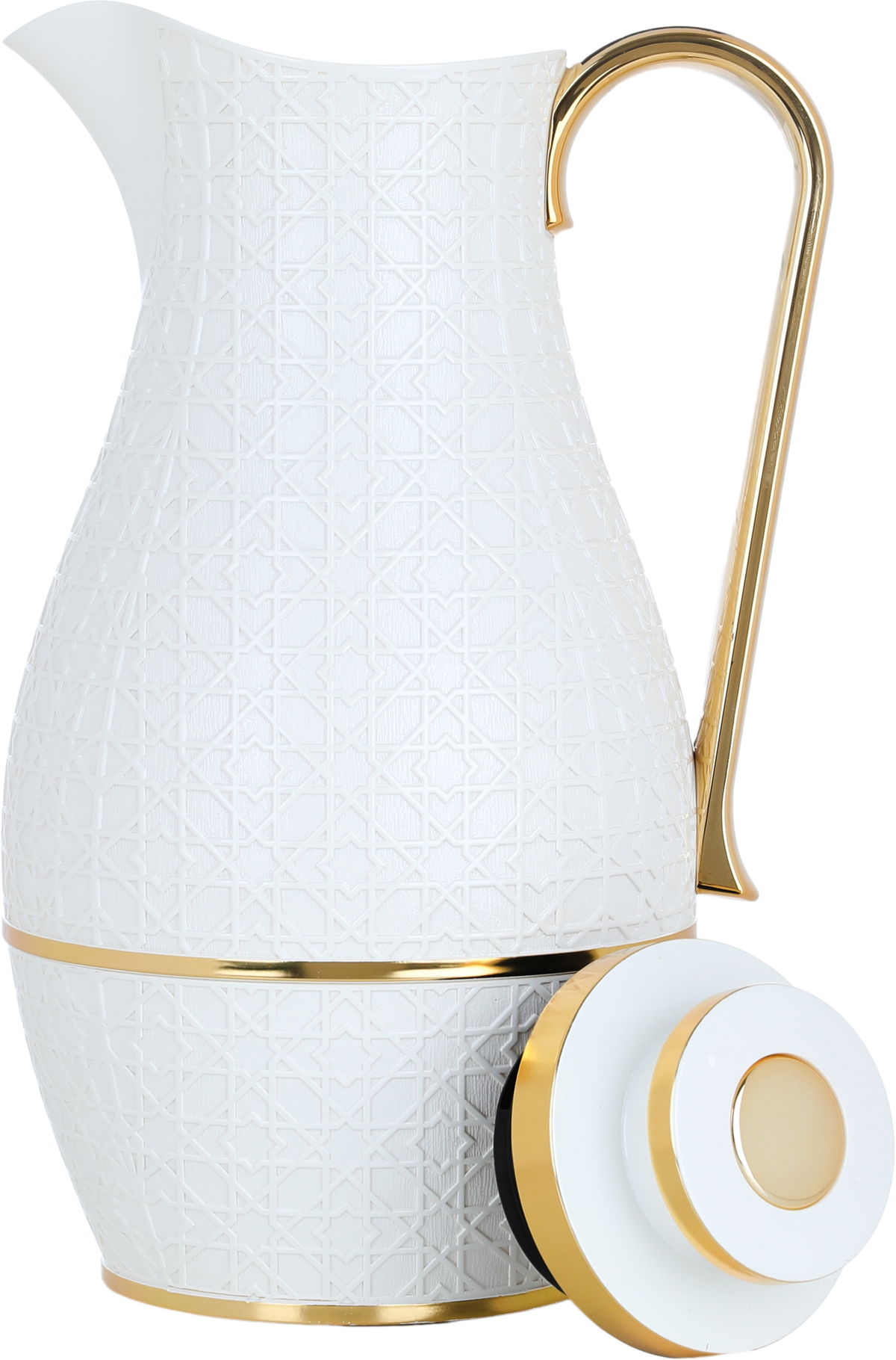 Al Saif Gallery Hessah thermos Set, 1/1 Liter, 2 Pieces - Pearl product image 5
