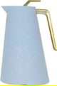 Glory Thermos, 1.5 liters, glass inner container, plastic outer shell - light cyan product image 1