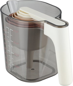 طقم اداوت قياس اكريليك السيف غاليري، 1 لتر - شفاف product image 2