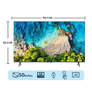 KMC Frameless Smart TV, 50 inches, 4K, Android system - black product image 2