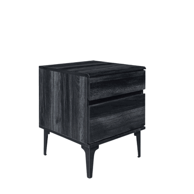 كومدينه خشب ام دي اف، 48×40×40 سم، 2 درج - اسود product image 3