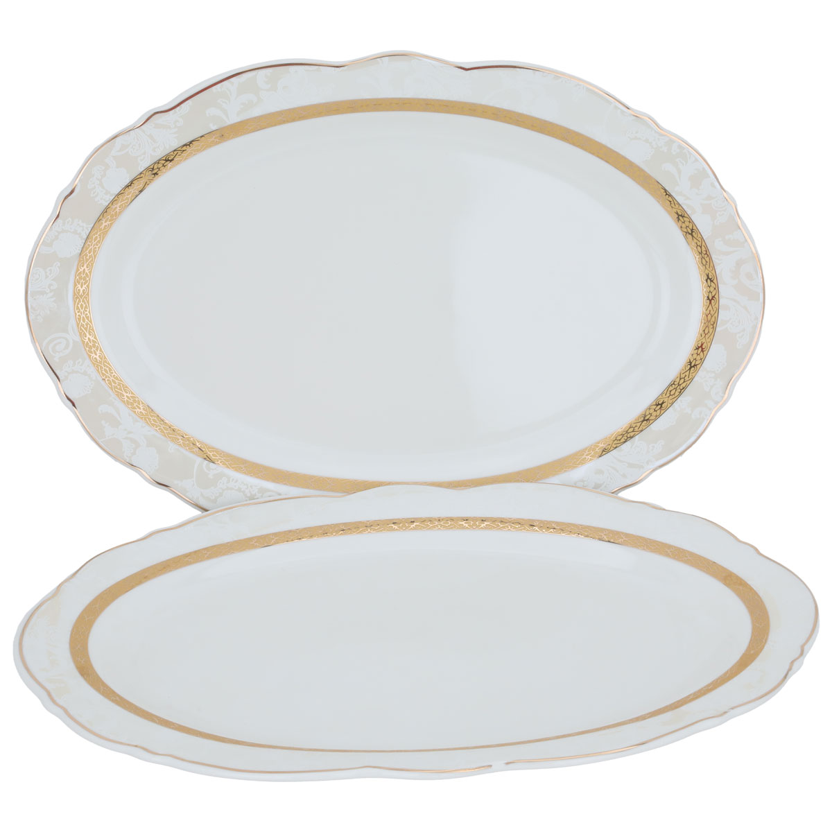 Al Saif Gallery Porcelain Dining Set, 65 Pieces - Golden White product image 4