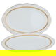 طقم سفرة بورسلان السيف غاليري، 65 قطعة - أبيض ذهبي product image 4