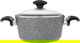 Falz granite cookware set with glass lid, 7 pieces, Turkish - grey product image 4