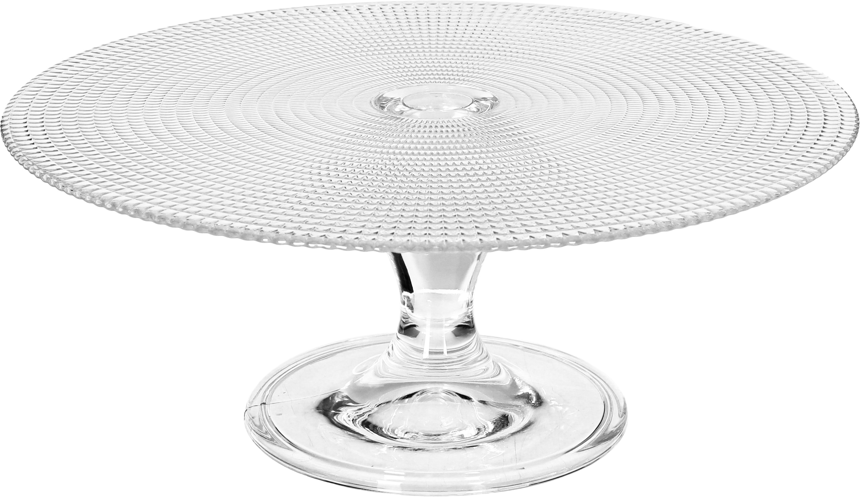 صحن حلا زجاج باشاباتشي، 28 سم - شفاف product image