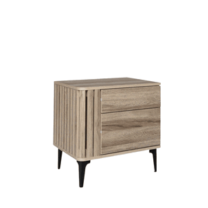 كومدينه خشب ام دي اف، 55×40×40 سم، 2 درج - خشب ام دي افي فاتح product image 2