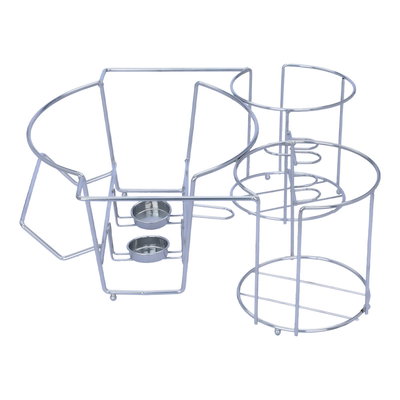 Al Saif Gallery porcelain soup set, 15 pieces, gold-white stand product image 5