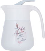 Al Saif Gallery thermos, 0.5 liters, steel inner container, steel outer shell - white product image 2