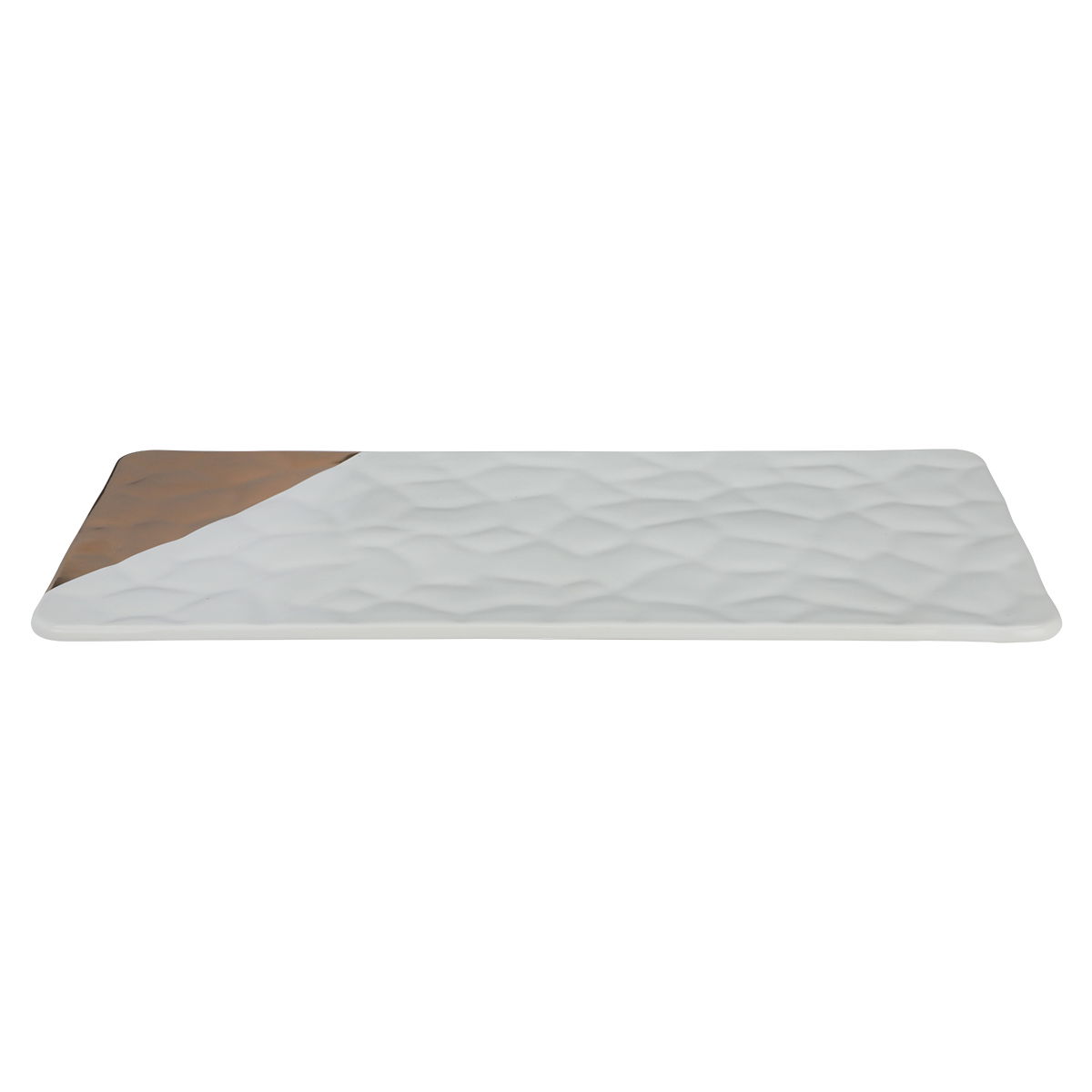 Al Saif Gallery porcelain dessert serving dish, flat, rectangular - white product image