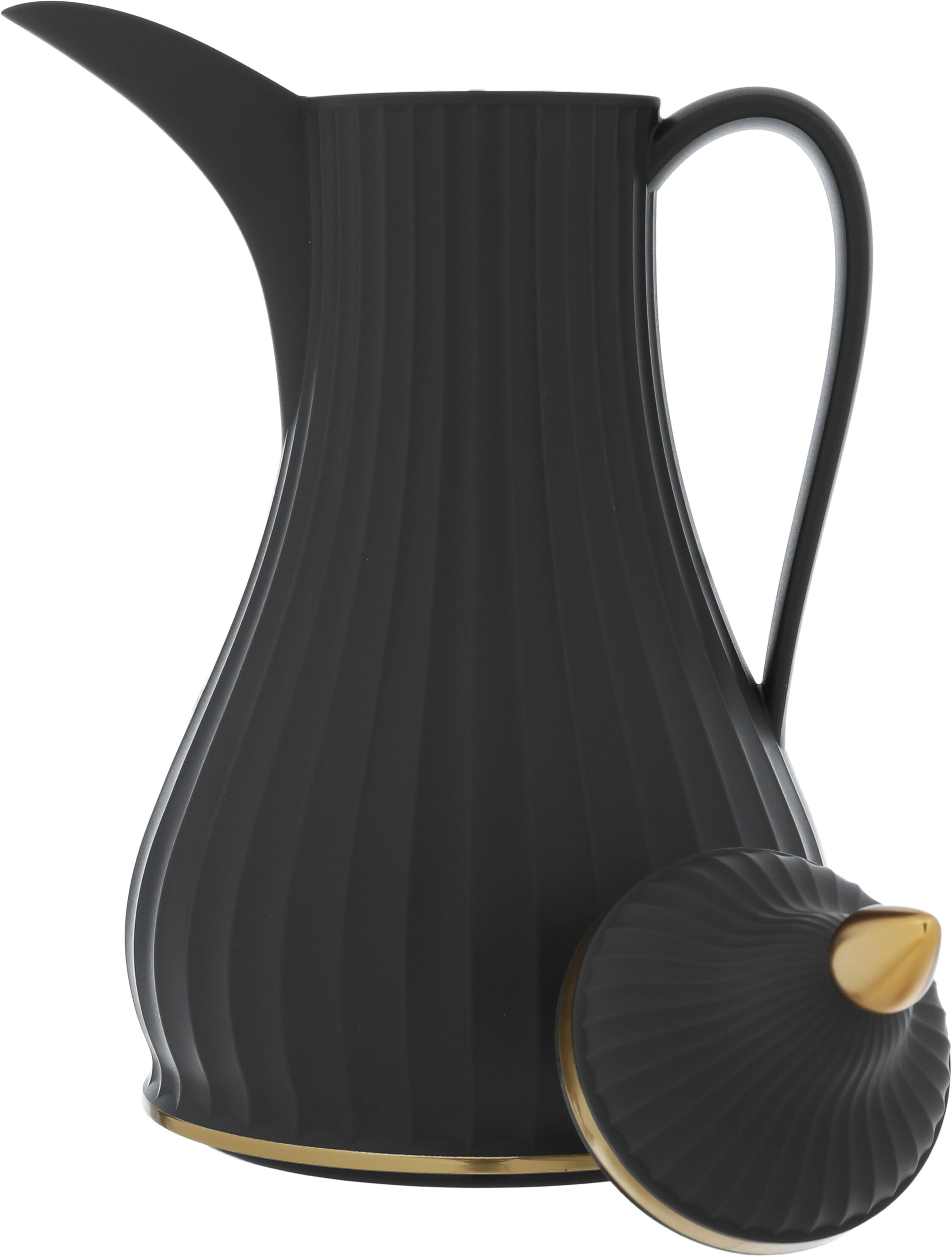 Elegance Seville Thermos, 0.9 litres, glass inner container, plastic outer shell - light gray product image 3