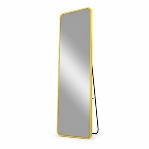 مراية ستاند زجاج، 160×40 سم، ستاند معدن - ذهبي product image 2