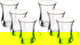 Max Al Saif Gallery glass tea set, gold line, 6 pieces - clear product image 1