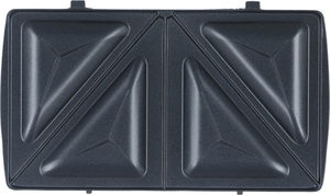 سخان ساندويتش 3×1 إديسون، 750 واط، 3 ألواح، JS-803A - أسود فضي product image 14