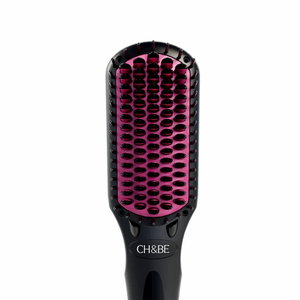 Cherry & Berry Hair Straightening Brush, up to 232°C, automatic shut-off after 60 minutes, CB-H09-BLK - Black product image 2