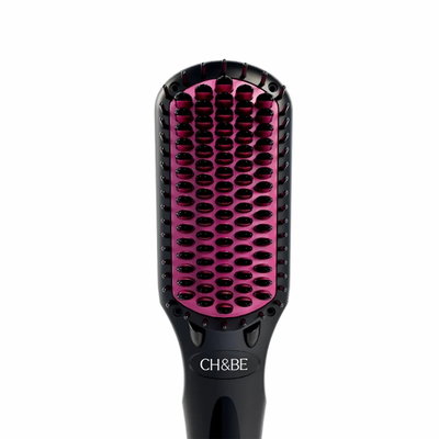 Cherry & Berry Hair Straightening Brush, up to 232°C, automatic shut-off after 60 minutes, CB-H09-BLK - Black product image 2