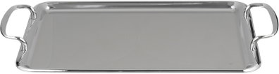 Al Saif Gallery Steel Serving Set, 3 Pieces, Rectangular - Silver product image 3