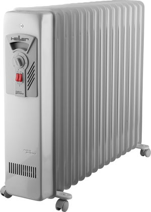 دفاية زيت هيلر، 15 ريشة، 2275-2500 واط، 4 مستويات حرارة، T01-G12Y - رمادي فاتح product image